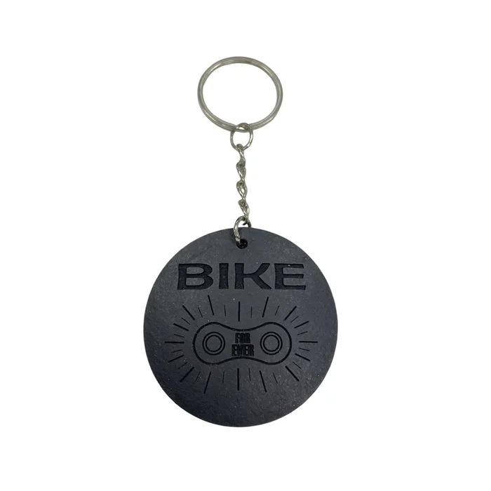 Porte-clés Bike for ever en chambre à air upclyclée